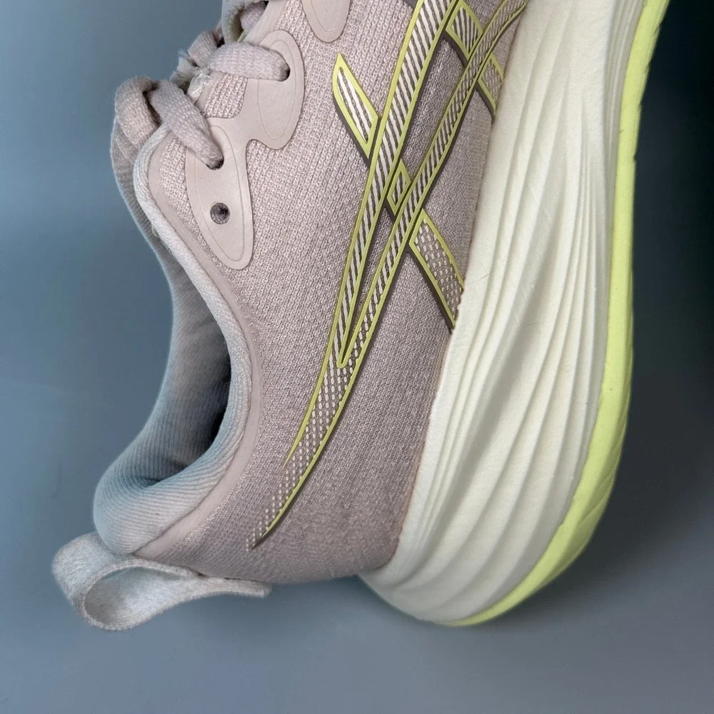 Asics Gel Cumulus 27 Womens 7.5 7 1/2 Running Shoes Beige White Trainer Sneakers - Picture 11 of 16